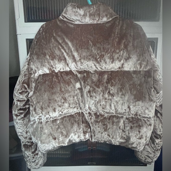 Fabletics Velvet Textured Puffer Jacket - Picture 15 of 15